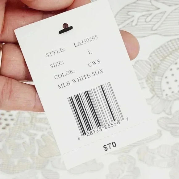 NWT White Sox Mock Neck‎ Pullover Sweatshirt Men's L - Picture 5 of 8